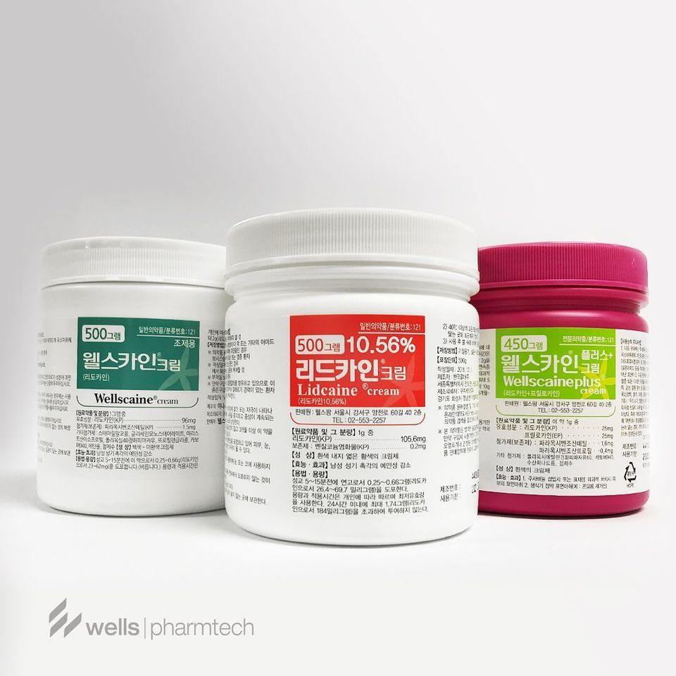 Numbing Creams (Lidcaine Cream, Wellscaine Cream, Wellscaine Plus Cream)