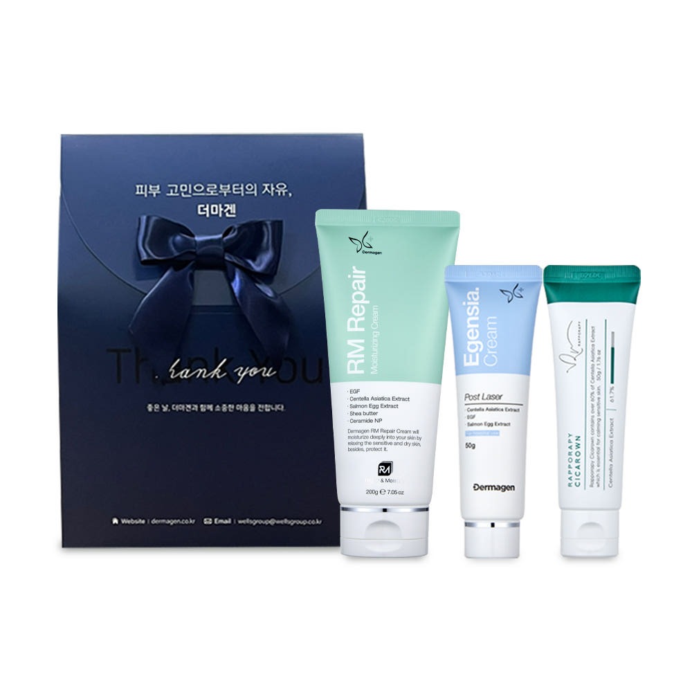 Dermagen Low-Irritation Moisturizing Cream – 3 Piece Set